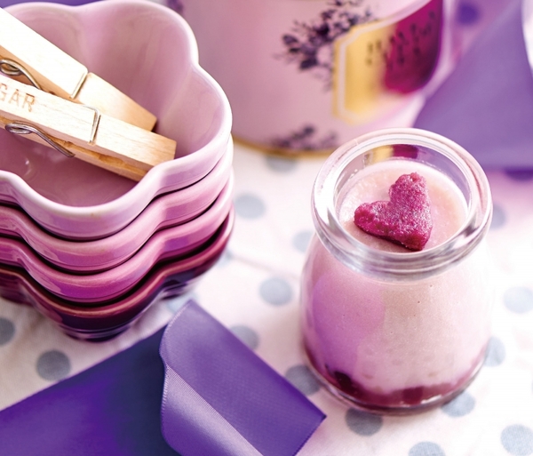 輕鬆做 ‧ 優雅吃 的玻璃瓶甜品「鮮淮山紫薯奶凍」