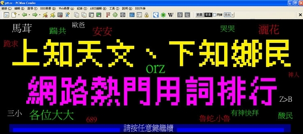 【上知天文、下知鄉民。網路熱門用詞排行｜DailyView】