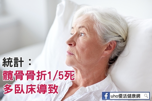 統計：髖骨骨折1/5死　多臥床導致