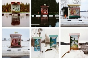 一定很漂亮 白俄羅斯的彩繪公車站