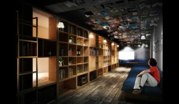 讓旅行多點書香味！東京質感新旅店讓你直接睡在書海中
