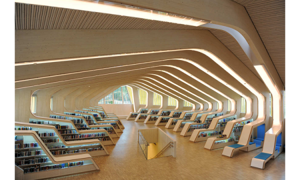 在鯨魚的肋骨裡讀書？融合海洋與城市文化的挪威Vennesla圖書館