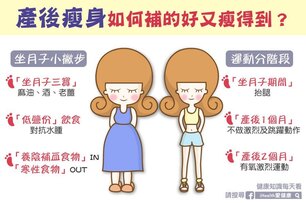 「產後瘦身」從坐月子餵母乳就要開始注意！要如何補的好又瘦的到?