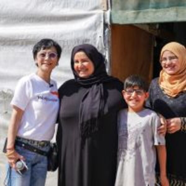 張艾嘉至黎巴嫩關懷敘利亞難民 與台灣世界展望會 匯集力量 搶救最脆弱兒童