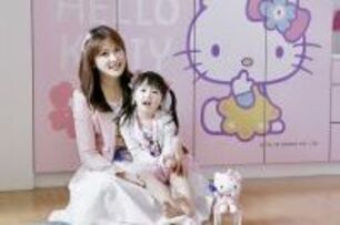 陳海茵為女兒羊羊打造甜美「Hello Kitty」 公主房