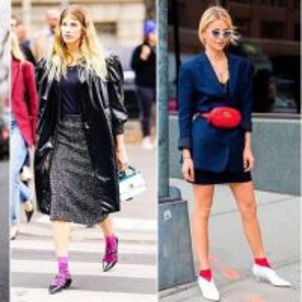 襪子露出來才時髦？！腳下露一截最吸睛，三種搭配學起來不會錯！