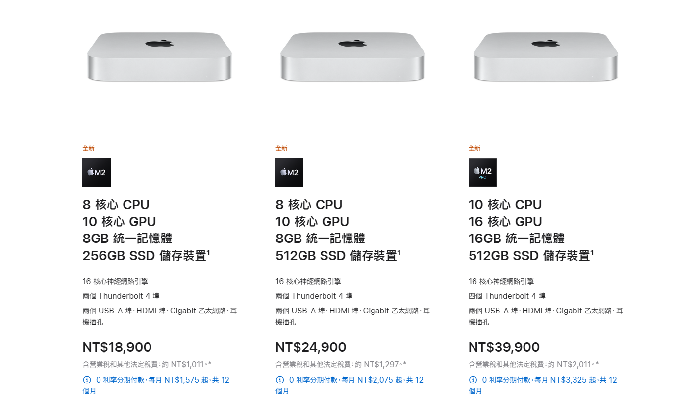 全新一代Mac mini正式開賣