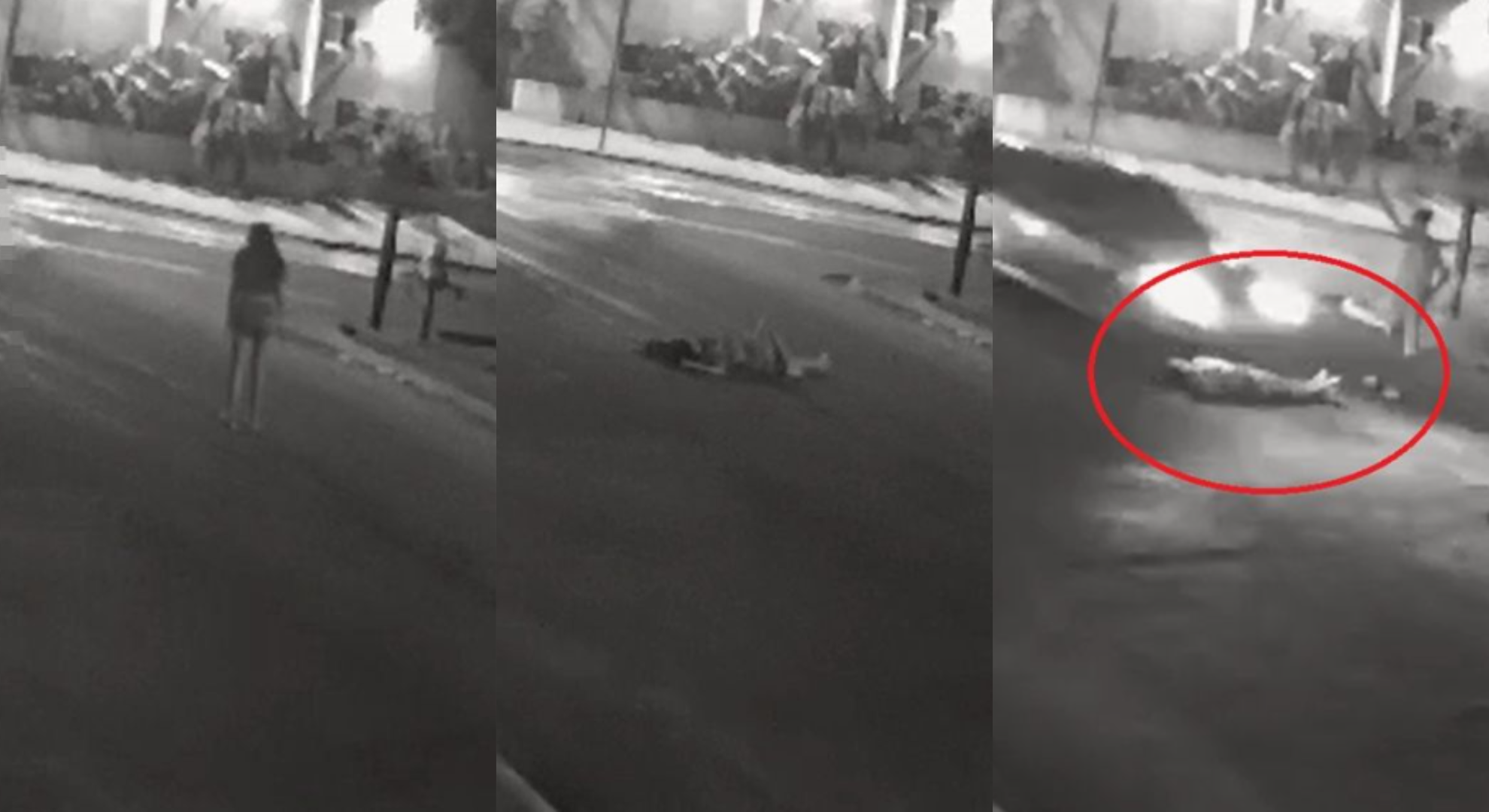 巴西16歲青少女醉倒馬路中央慘遭飛車輾斃