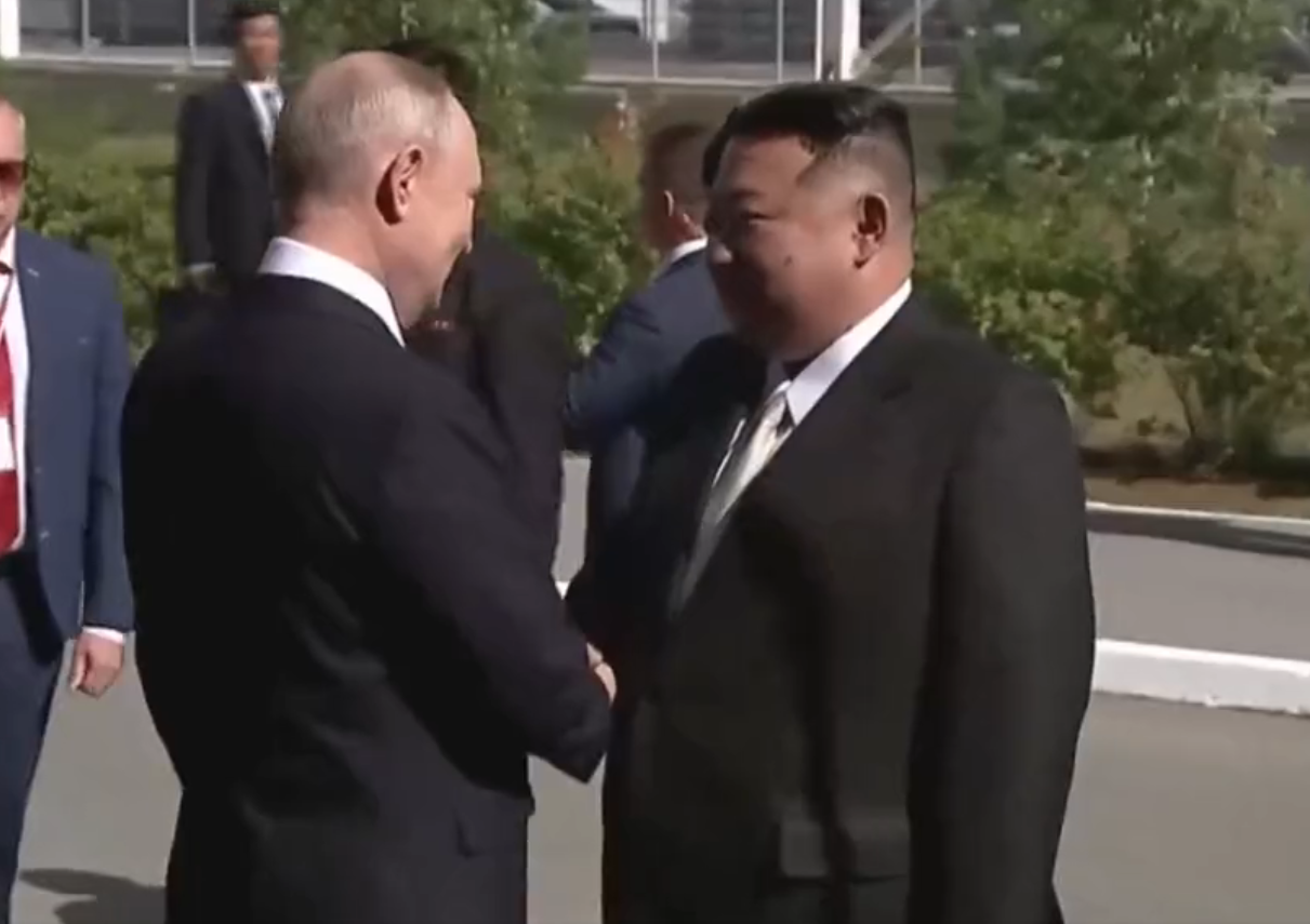 俄羅斯總統普丁與北韓最高領導人金正恩時隔4年世紀合體