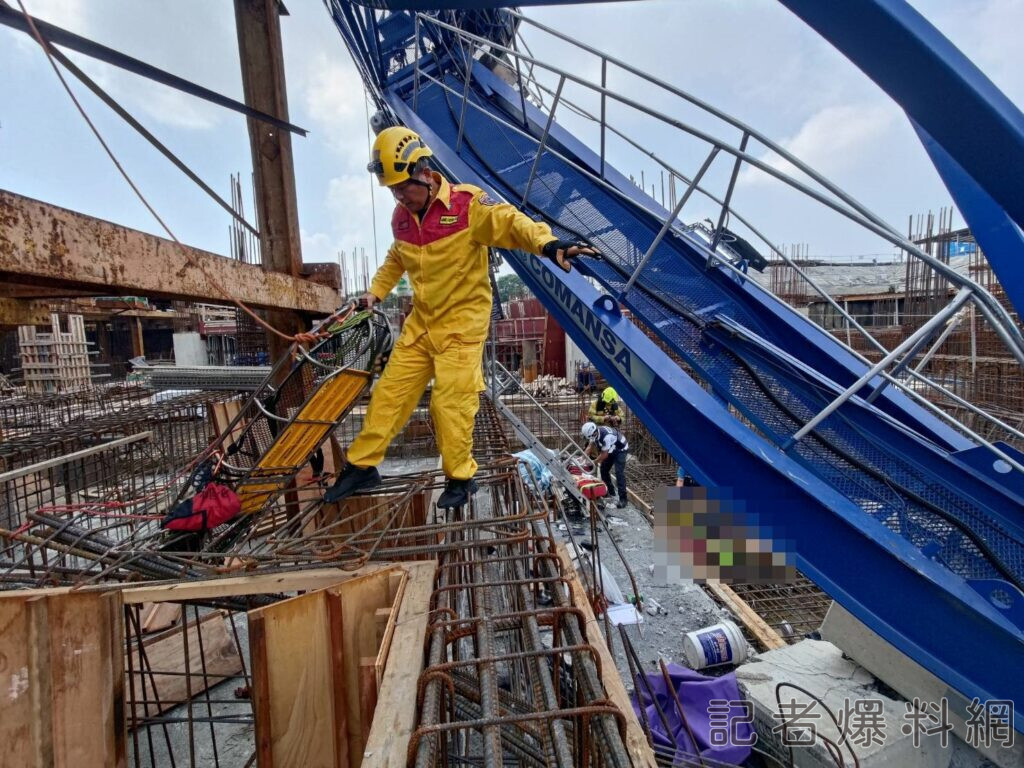 高雄三井吊塔倒塌釀2死！初判原因曝光　業主挨罰30萬移送地檢