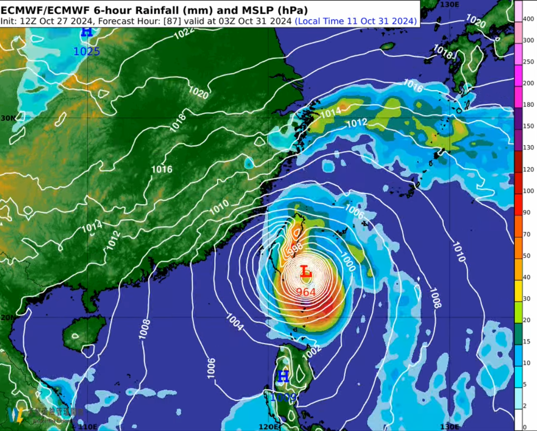 康芮加速靠近！估達中颱上限登陸　「風雨最劇地區曝光」：恐出現14級強風