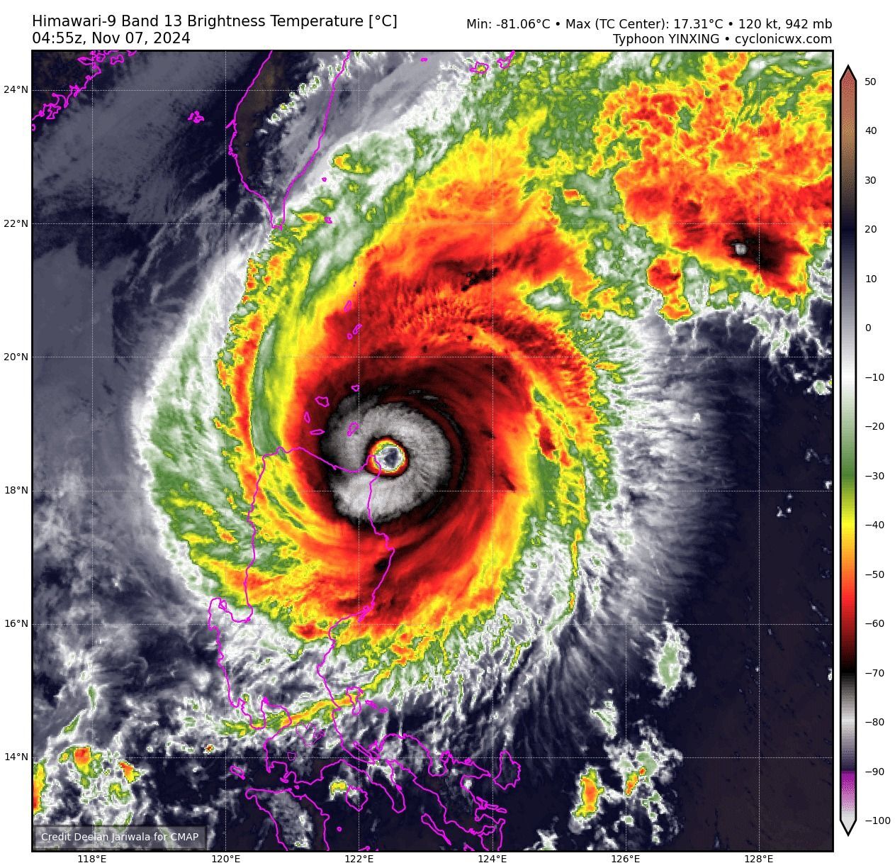 銀杏升級強颱！「外圍環流接近台灣」雨彈今晚開炸　最新路徑出爐