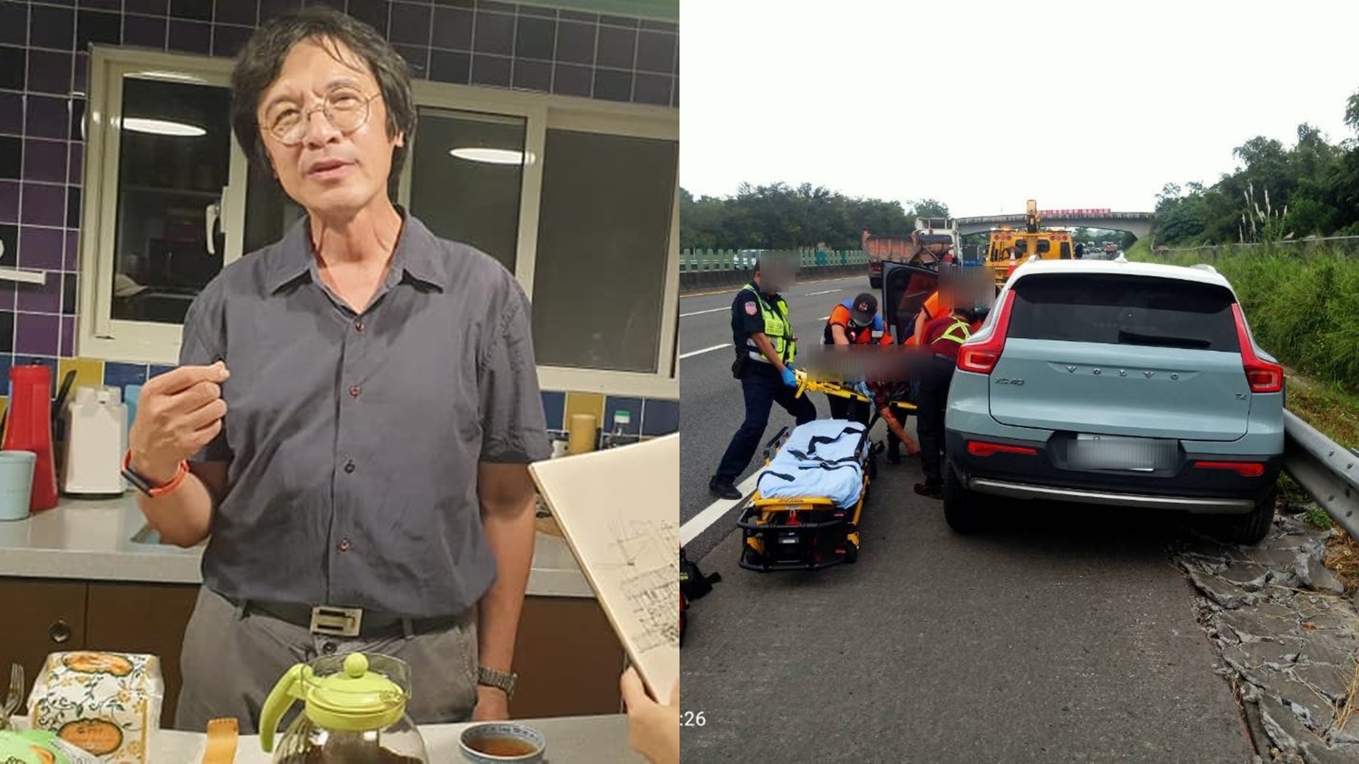 命喪國道！知名建築師「開車突大量吐血」送醫死亡　享壽63歲