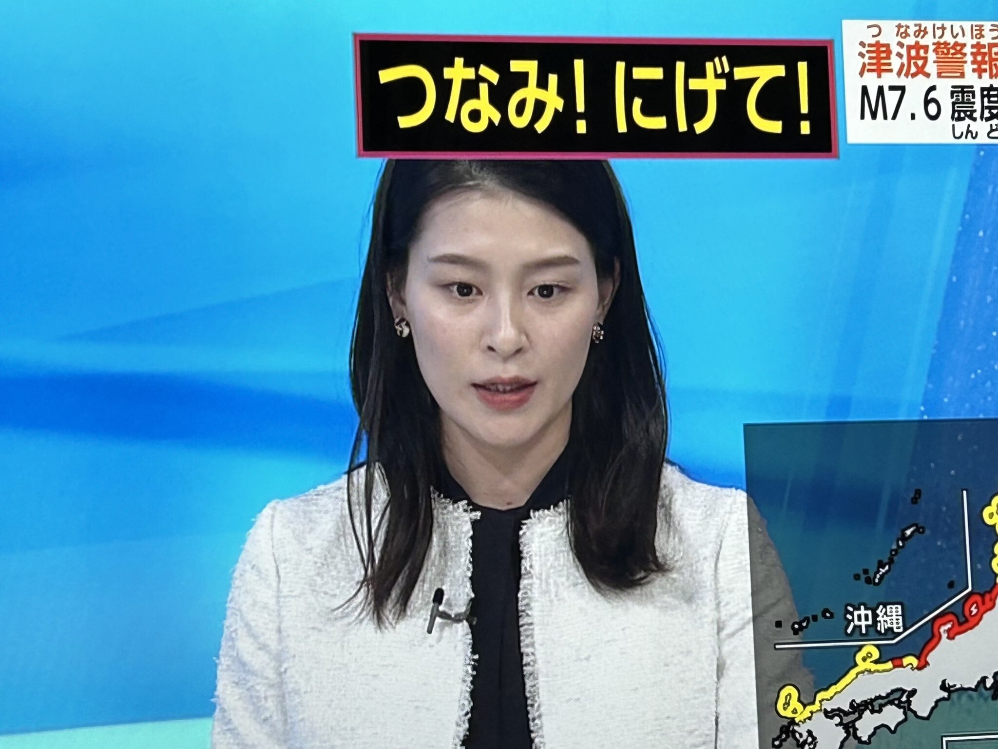NHK美女主播突急吼「快逃，不要忘記311」！畫面爆紅...網大讚：是英雄