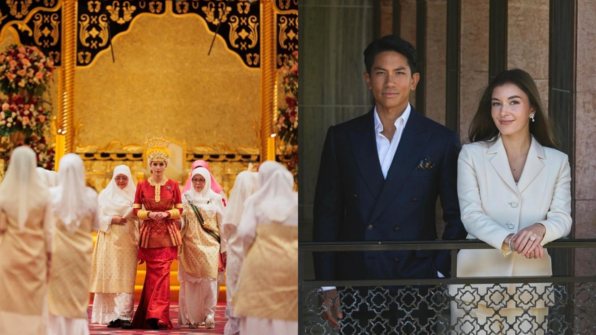 「亞洲黃金單身漢」汶萊王子馬丁盛大婚禮　與羅斯納王妃喜結連理