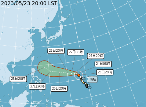 瑪娃颱風已轉強颱！　氣象局預警：下周一將是關鍵時刻