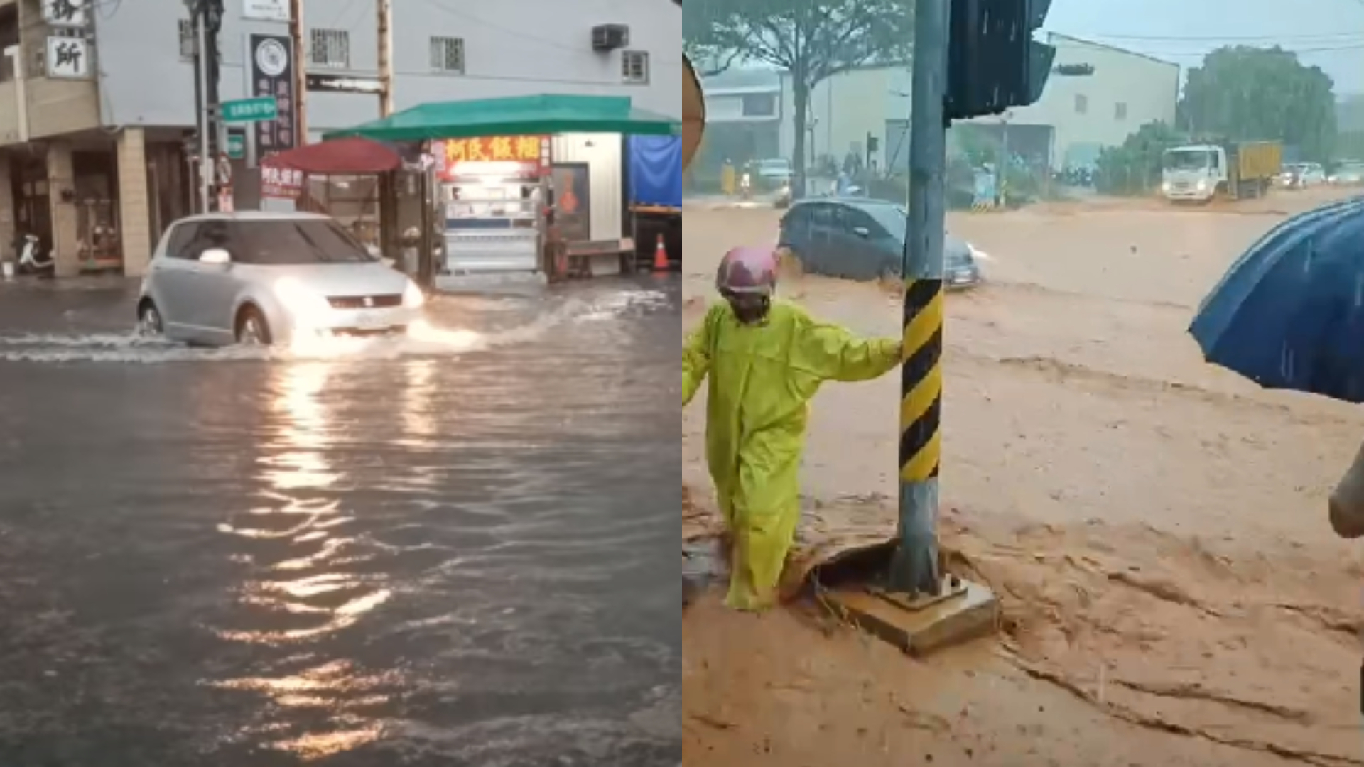 不斷更新／豪雨炸鹿港！天后宮「睽違3年再淹水」　網苦笑：要划船上學