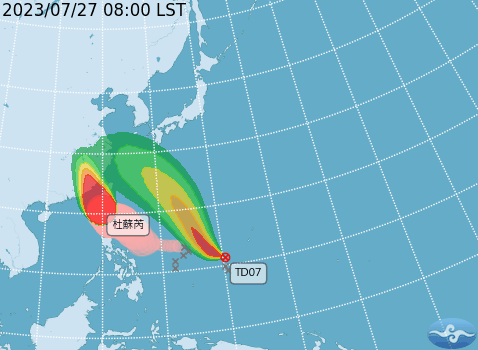 第6號準颱風「卡努」各國預估路徑曝！日本氣象廳：暴風圈恐掃北台灣