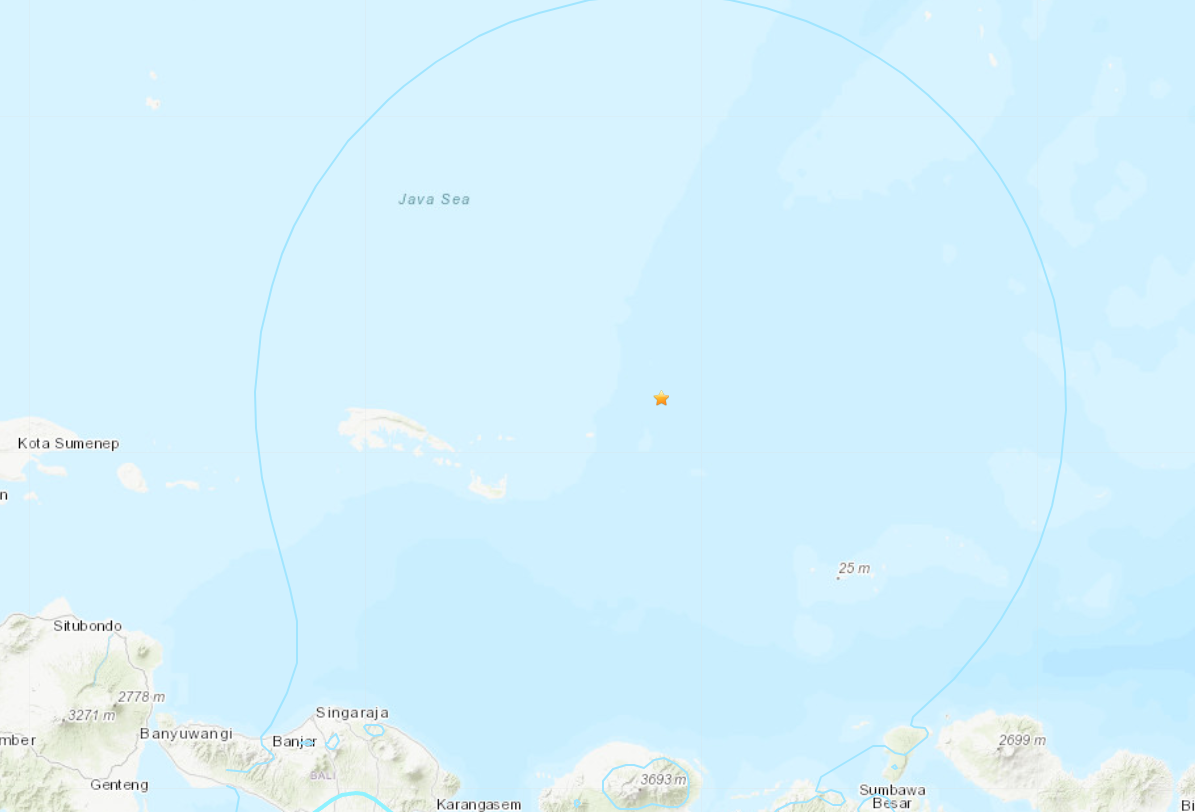 印尼地牛翻身！凌晨發生7.1強震「深度513KM」　餘震規模皆達6
