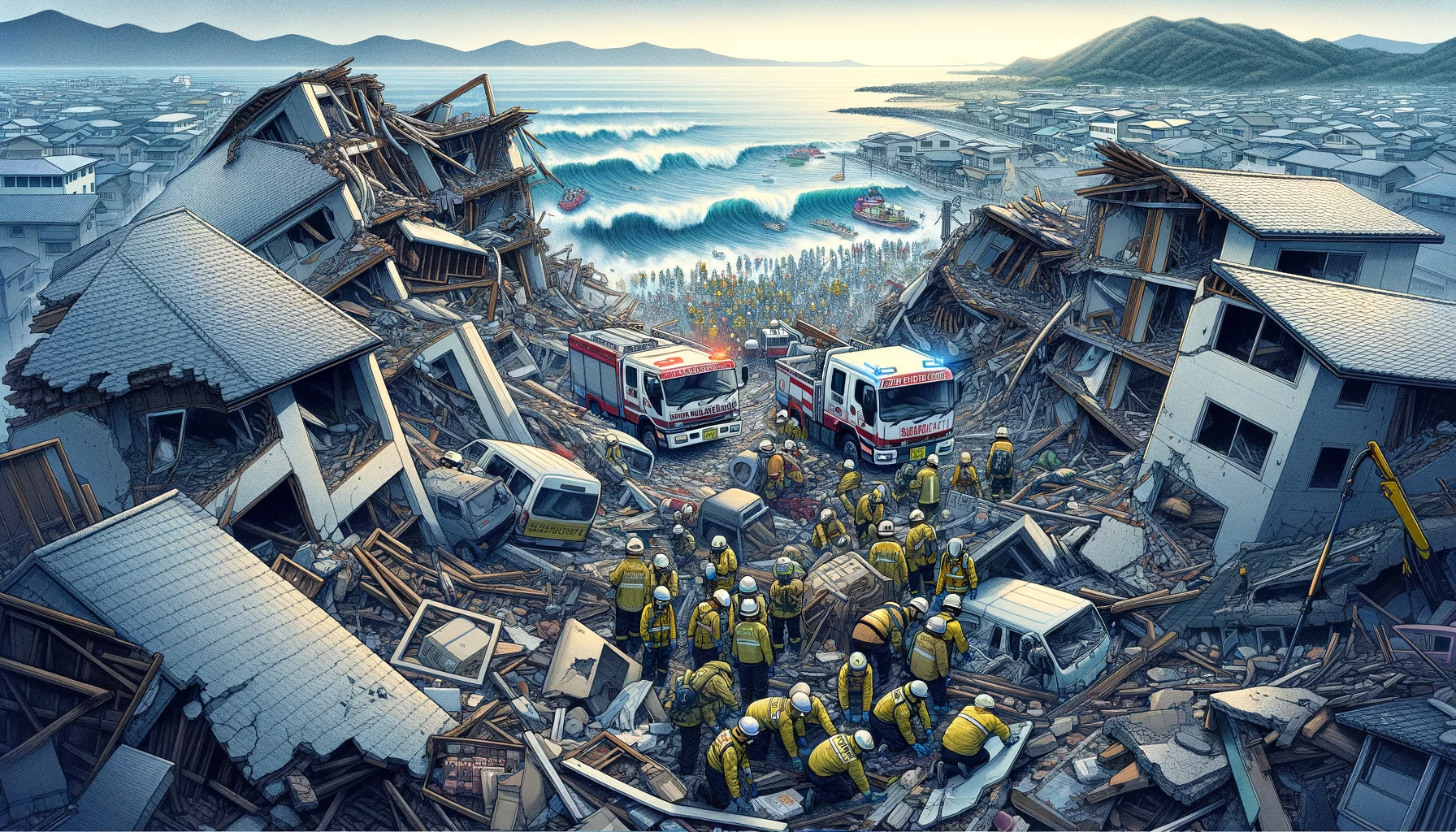 日本7.6強震增至13死！10幾歲童逃生不及喪命　行駛汽車慘遭海嘯襲擊　