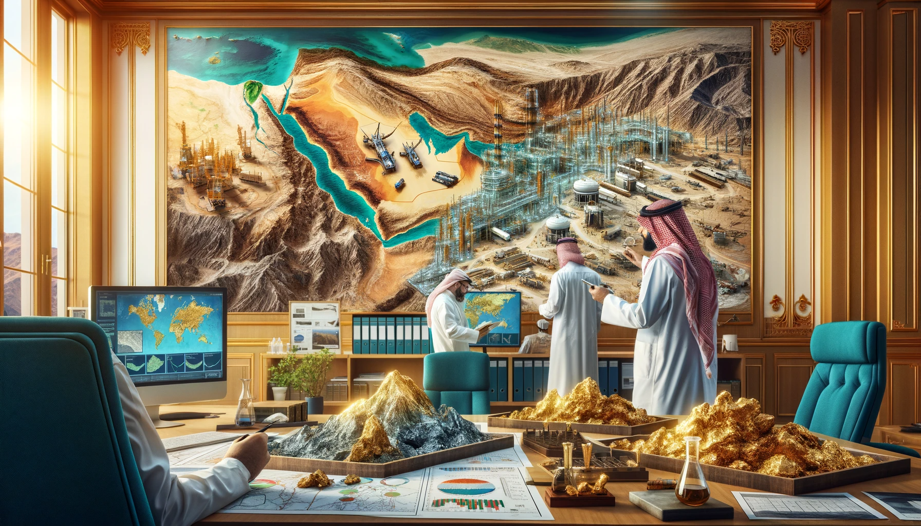 富到流油！阿拉伯又見「巨型金礦帶」市值曝　網羨：地球毀滅都花不完