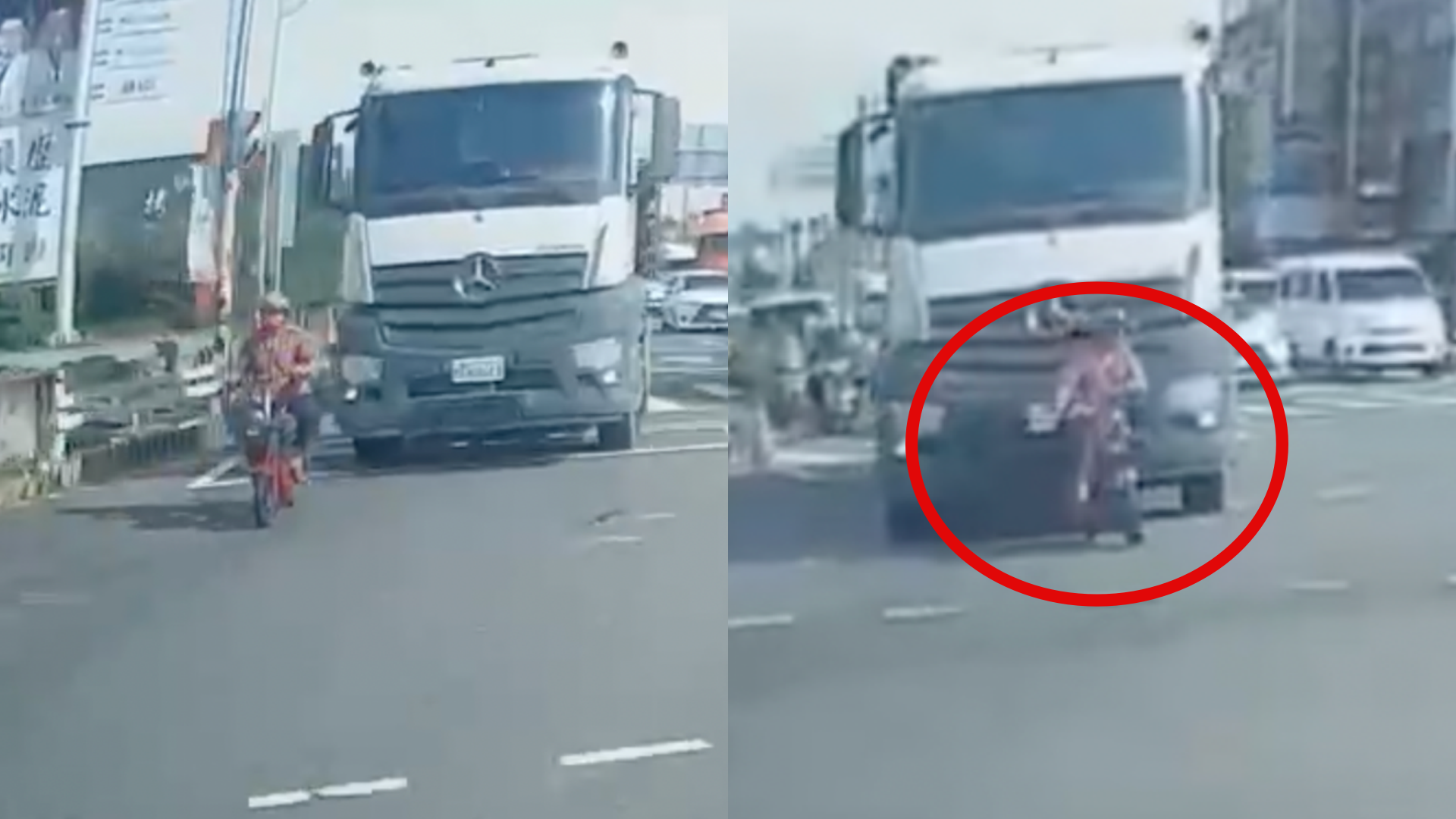 快訊／員林死亡車禍！砂石車沒看到騎士　「直接輾過」女騎士多處骨折慘死