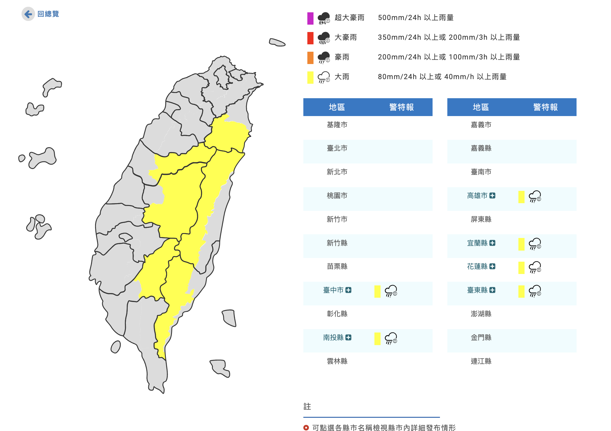 快訊／又濕又冷！6縣市發布大雨特報　氣象署：雨會下一整天