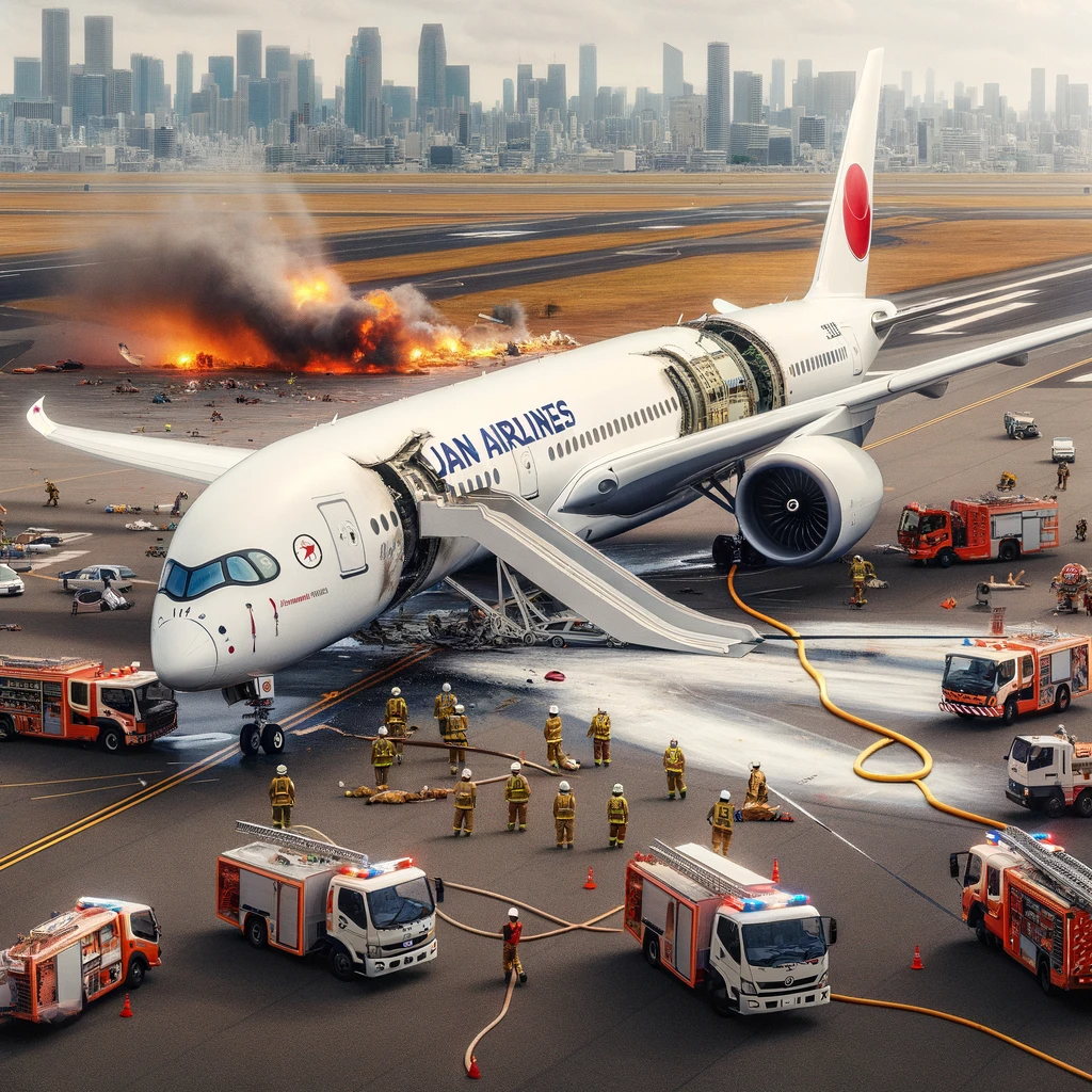 東京飛機相撞釀5死　專家點評：「520人鮮血」寫的SOP成就教科書等級疏散救命