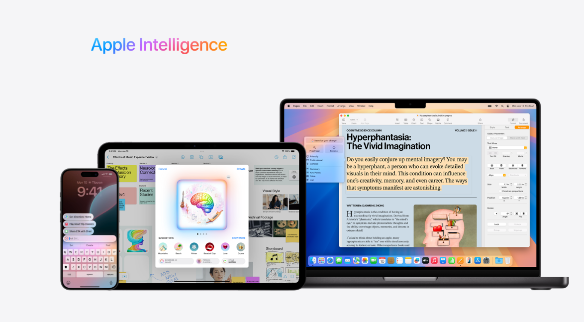 Apple Intelligence秋季將以「beta」版現身
