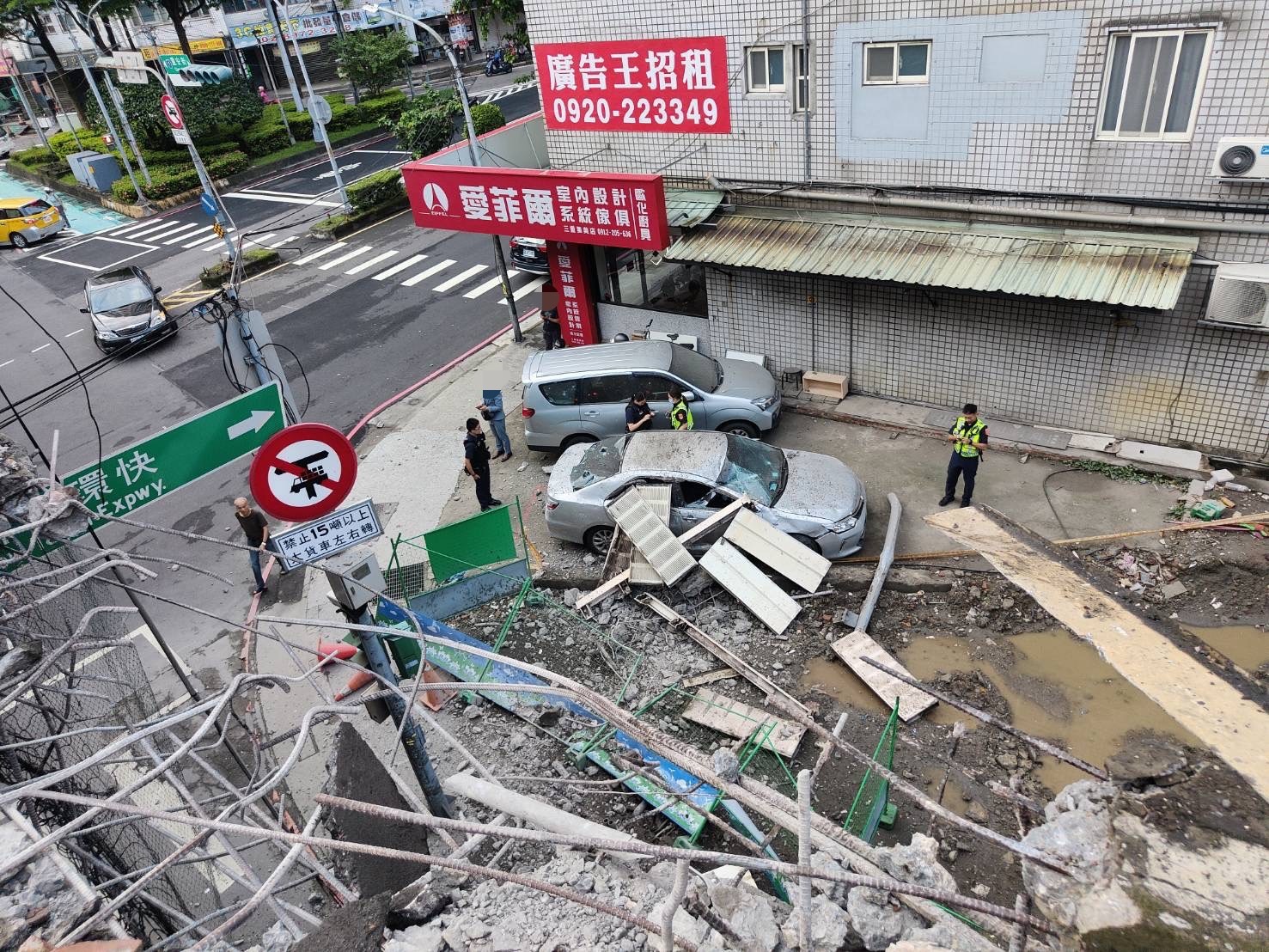 聯結車撞上防護牆！忠孝橋「破大洞」全線封閉　警籲3路線改道