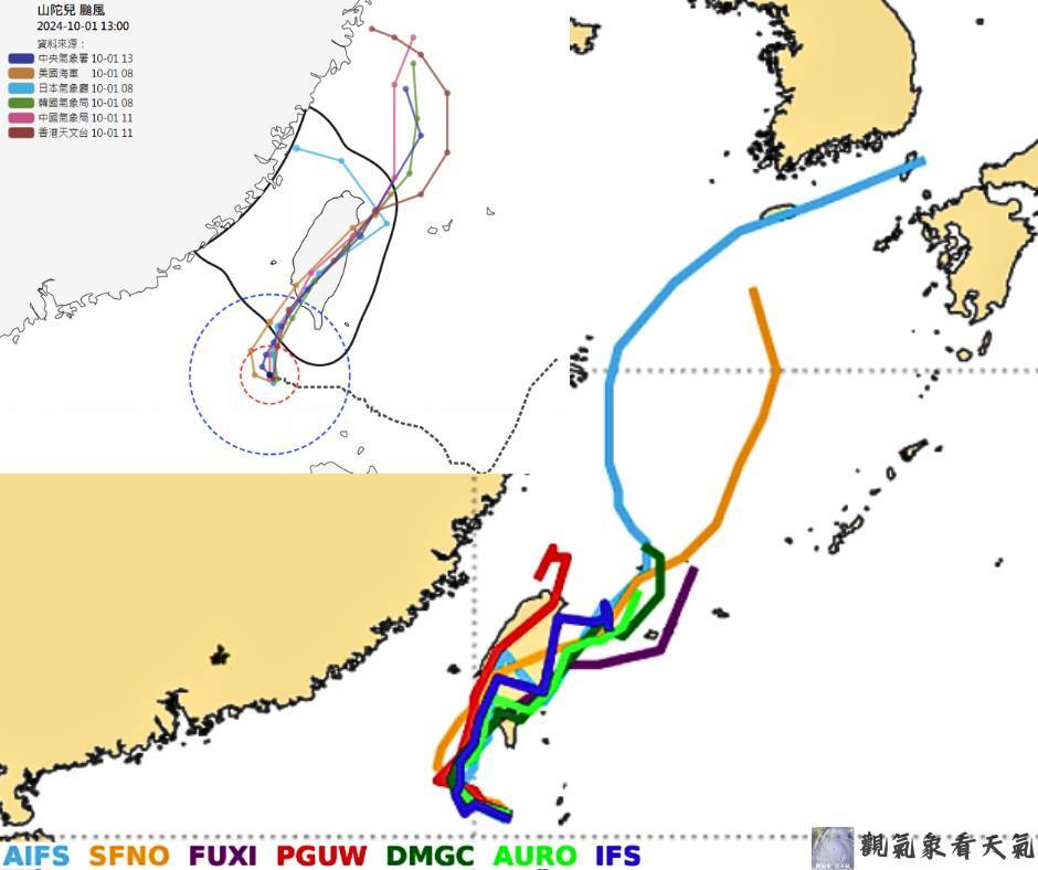 山陀兒颱風緩慢接近台灣北部不穩定天氣持續至周六