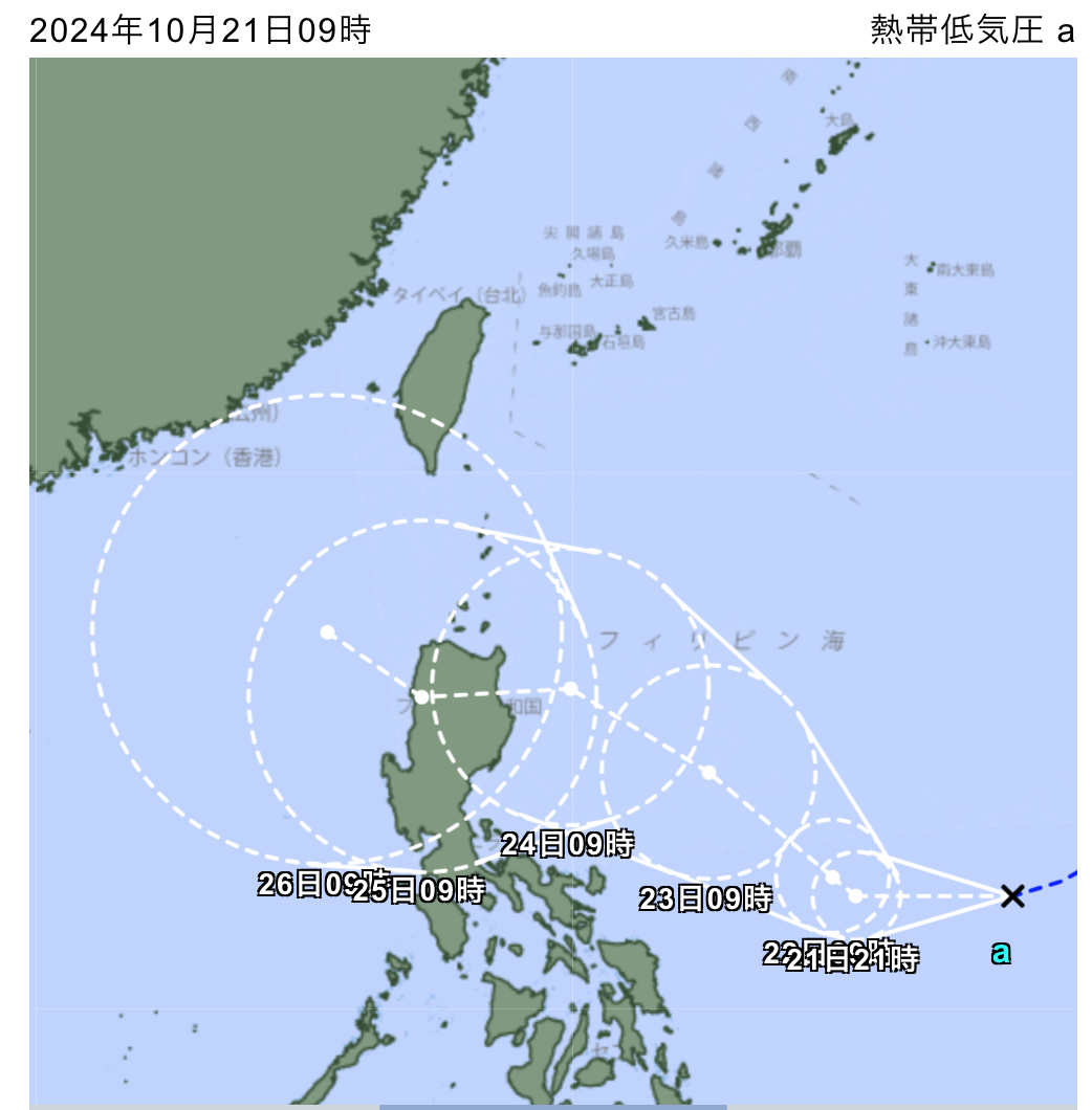 預計今生成！日氣象廳預測潭美颱風「對台影響」：這一天將最靠近
