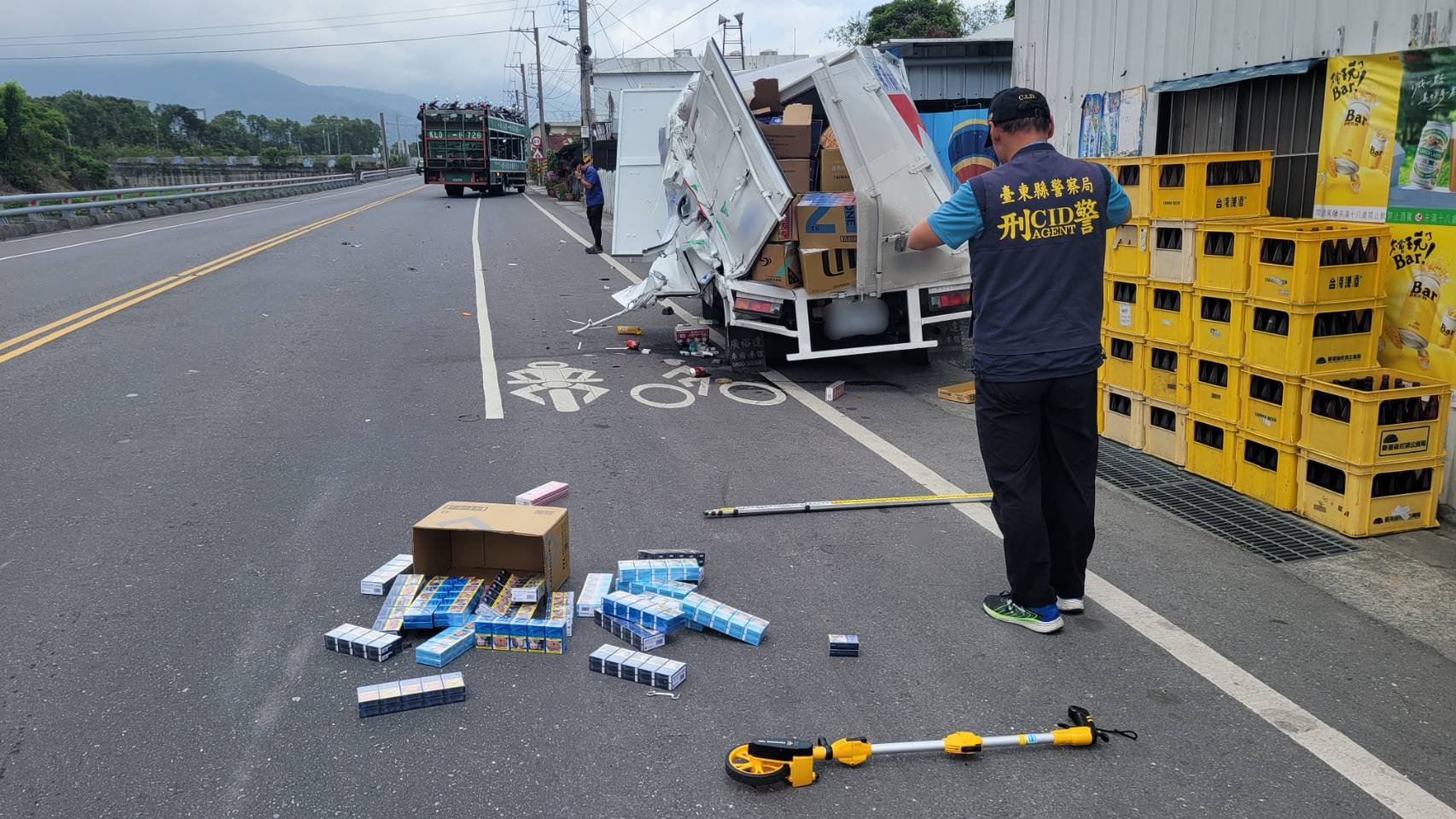 【交通意外】臺東縣臺9線發生重大車禍，卸貨員不幸身亡