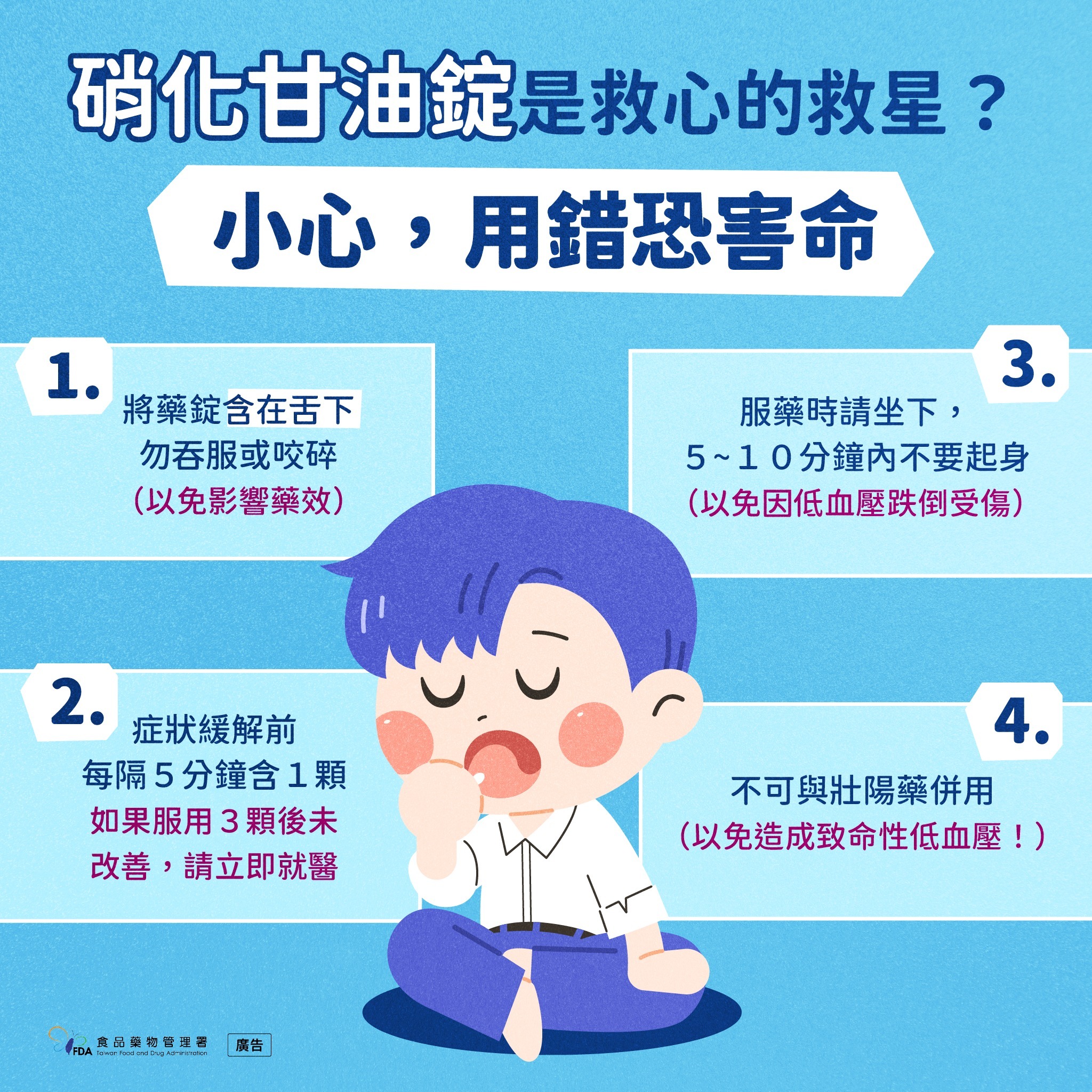 寒流來襲!心絞痛、心肌梗塞患者要小心 硝化甘油錠4大禁忌別亂用