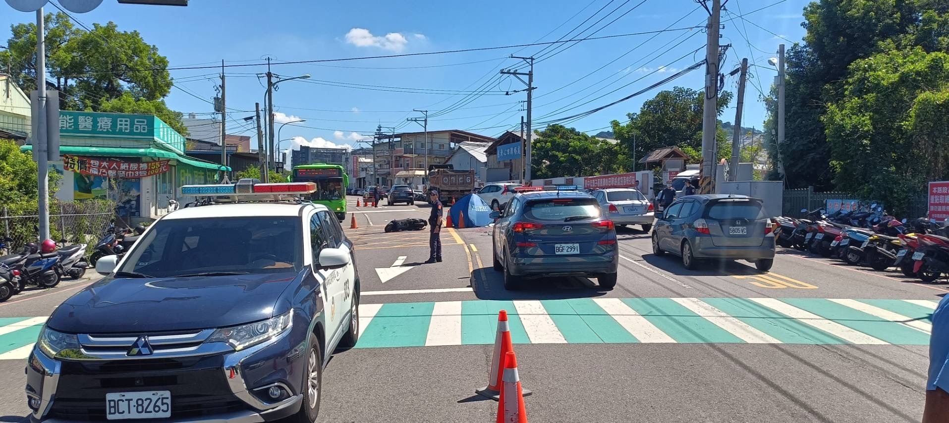 【交通安全警訊】潭子區豐興路交通事故，61歲男子違規跨越雙黃線悲劇喪命