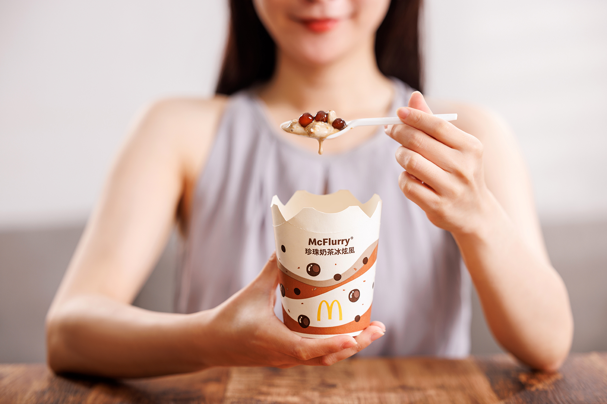  麥當勞推出夢幻新品「珍珠奶茶冰炫風」 今夏甜點新寵