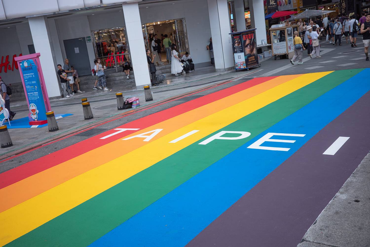  西門町「6號彩虹」煥然一新 迎接同志遊行展現臺北性別友善魅力