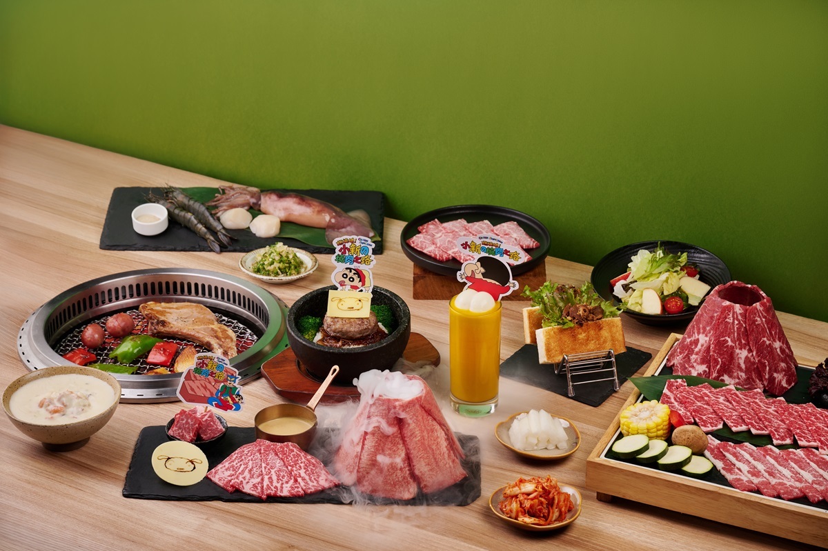  蠟筆小新聯名燒肉派對！三大品牌推出期間限定美味