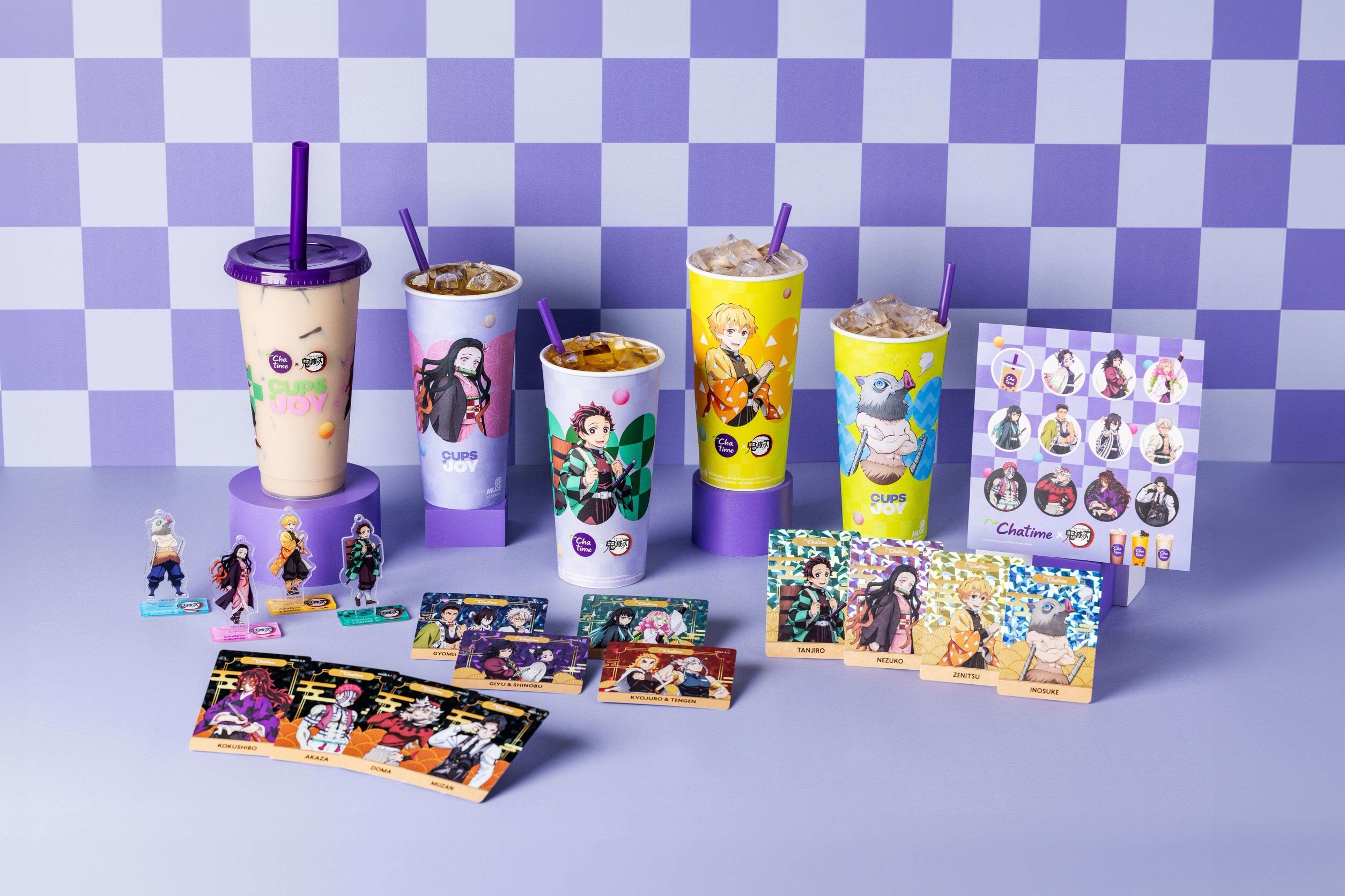 日出茶太《鬼滅之刃》聯名！炭治郎、禰豆子登杯款　四款限量週邊瘋搶