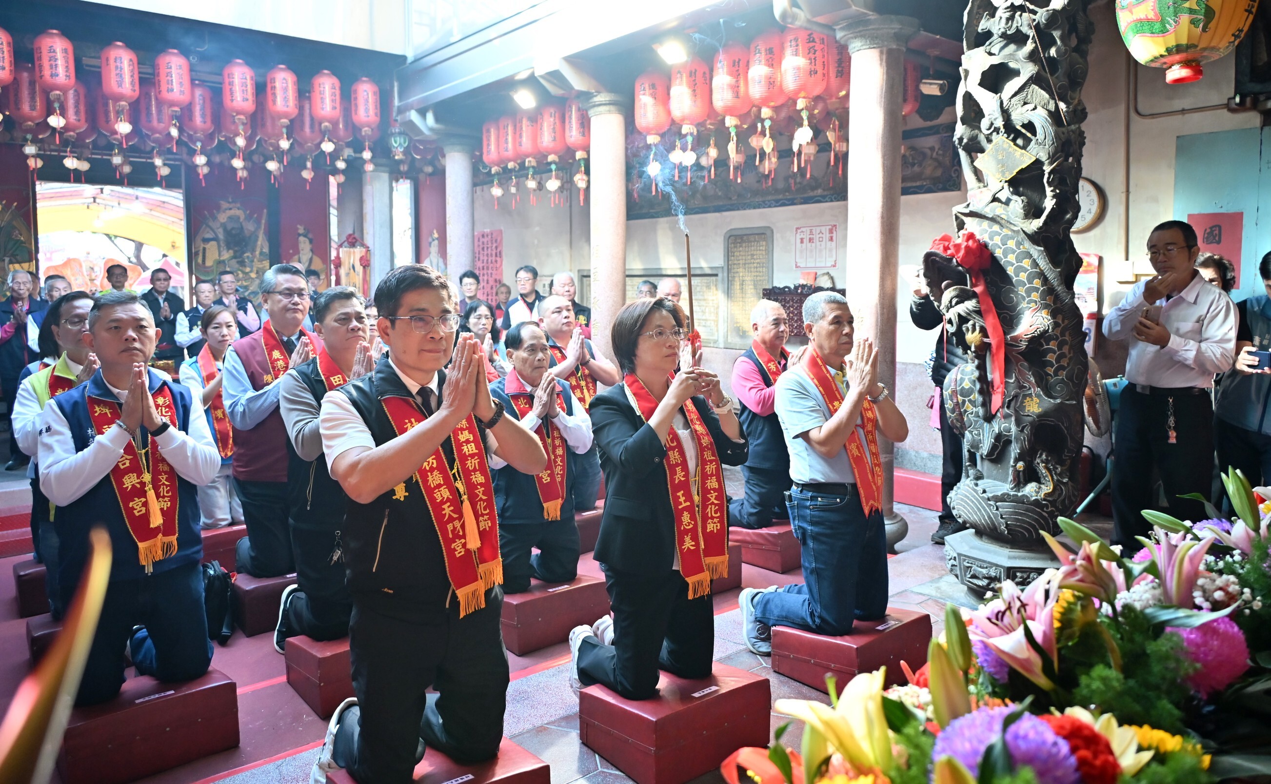 **彰化縣媽祖祈福文化節熱鬧登場：13間宮廟聯合遶境，信眾齊聚祈福**