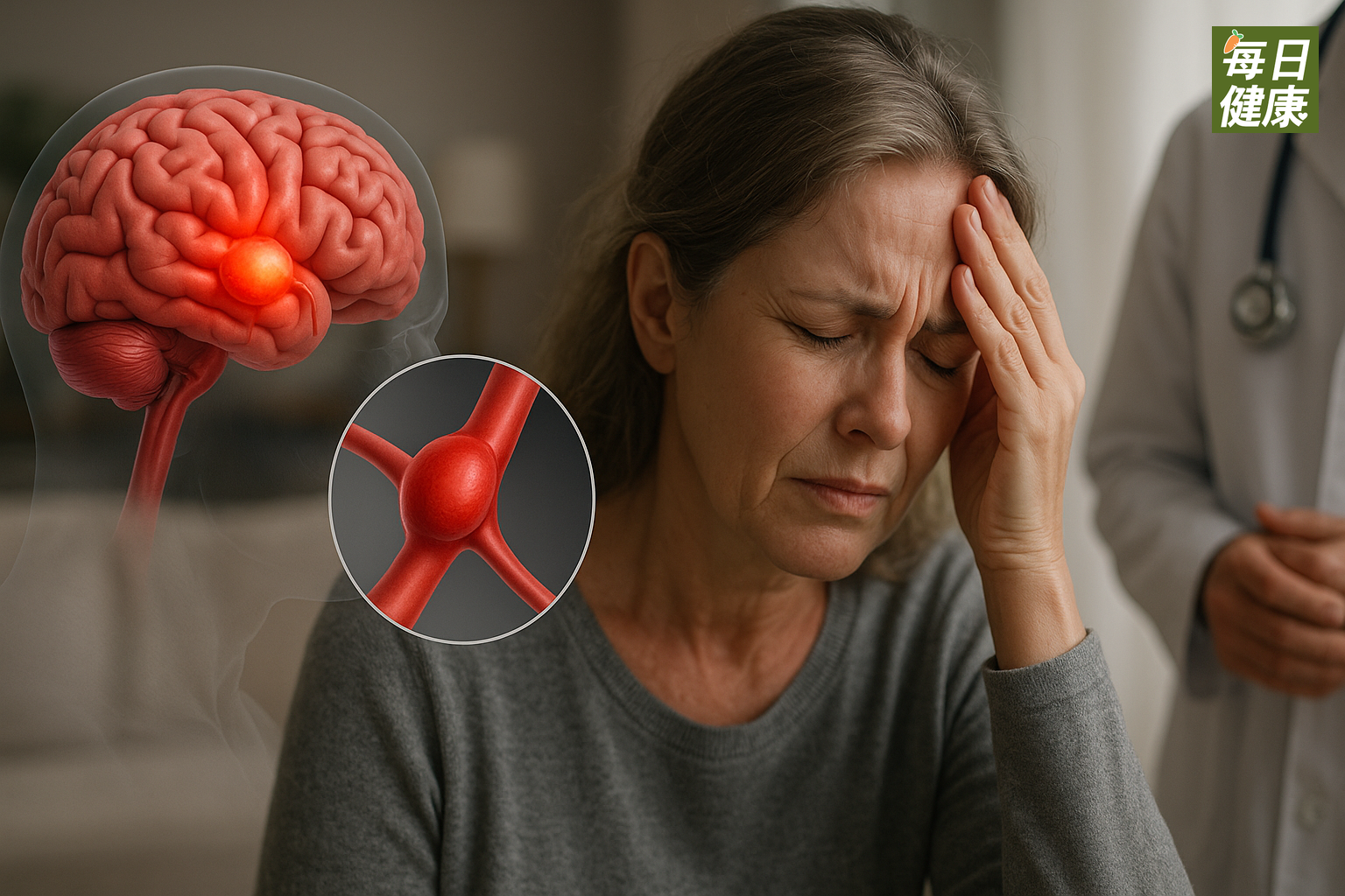 腦動脈瘤、腦溢血高危險！醫：這些人要密切監控 1關鍵因素是首要風險